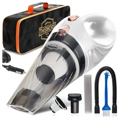 This Worx Portable Small 12V Car Vacuum Cleaner